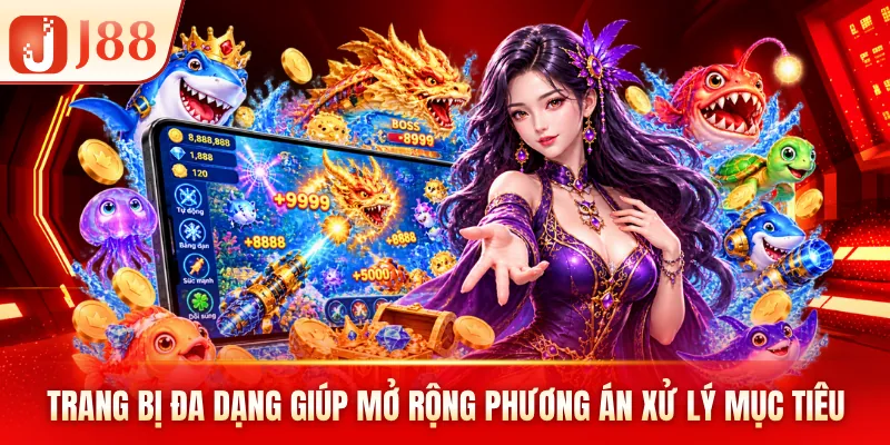 Trang bị đa dạng giúp mở rộng phương án xử lý mục tiêu Trang bị đa dạng giúp mở rộng phương án xử lý mục tiêu